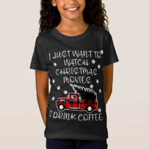 Cute Gift for Coffee Lover Christmas Movie T-Shirt