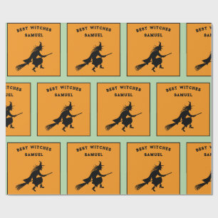 Cute Gift Halloween Birthday Funny Wrapping Paper