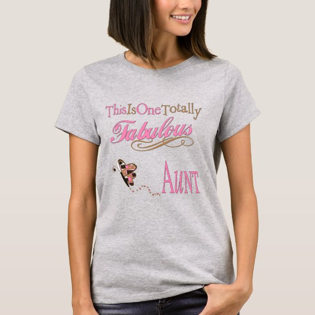 Cute Gifts For Aunts T-Shirt (Front)
