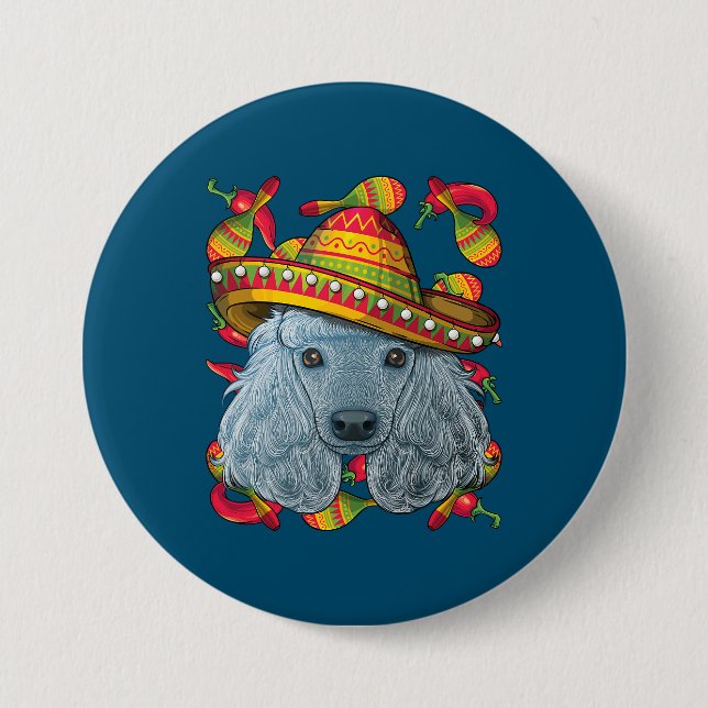  Cute Gifts for Dog Lovers with Poodle 7.5 Cm Round Badge (Front)
