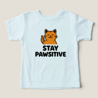 cute Ginger cat thumbs up toddler T-Shirt