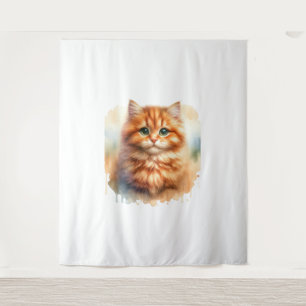 Cute Ginger Tabby Cat  Classic T-Shirt Tapestry