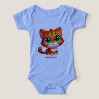 Cute Ginger Tabby Kitten Cartoon