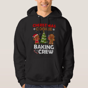 Cute Gingerbread Christmas Cookie Baking Crew Hoodie