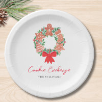 Cute Gingerbread Christmas Holiday Cookie Exchange