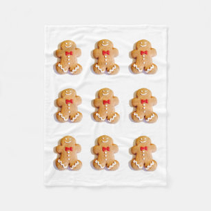 Cute Gingerbread Cookie 4Kate Fleece Blanket