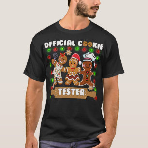 Cute Gingerbread Cookie Tester Christmas T-Shirt