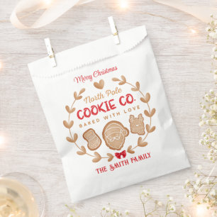 Cute Gingerbread Cookies Christmas Favour Bags