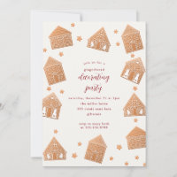 Cute Gingerbread House Decorating Party Christmas