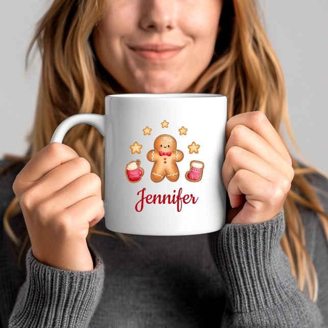 Cute Gingerbread Man Christmas Coffee Mug (Cute Gingerbread Man Christmas Coffee Mug
)