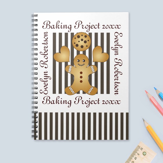 Cute Gingerbread Man Cookie Notebook (Creator Uploaded)