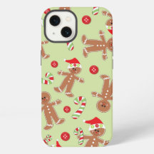 Cute Gingerbread Man Festive Christmas Candy Theme
