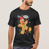 Cute Gingerbread Man Oh Snap Funny Christmas Candy