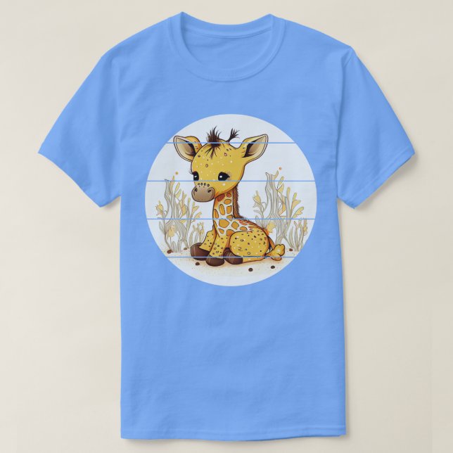 Cute Giraffe 1 T-Shirt (Design Front)