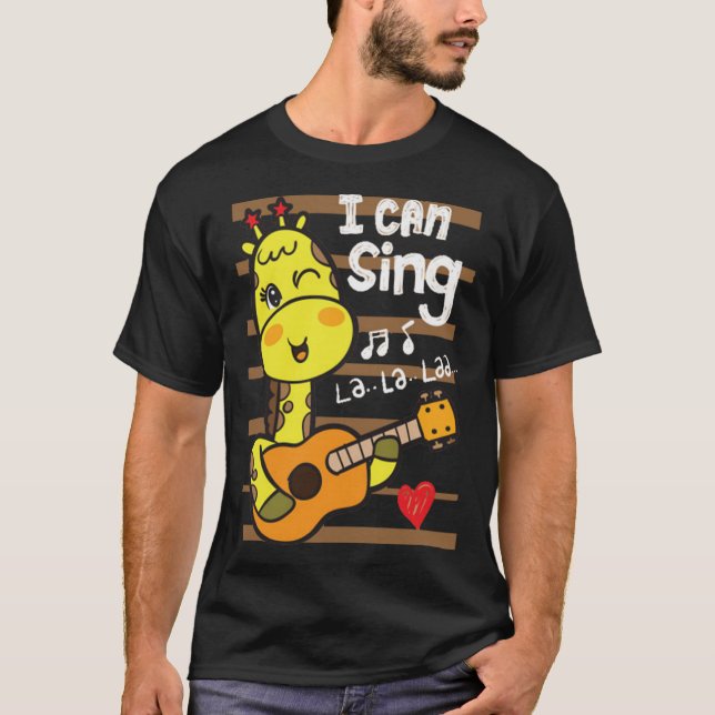 Cute giraffe 1 T-Shirt (Front)