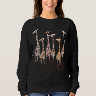 Cute Giraffe Animal Nature Men Women Kids Sweatshirt