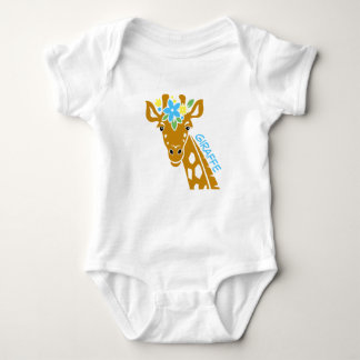 Cute Giraffe Baby Bodysuit