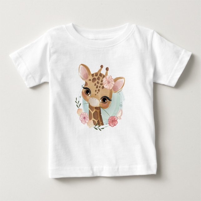 Cute Giraffe Baby T-Shirt (Creator Uploaded)