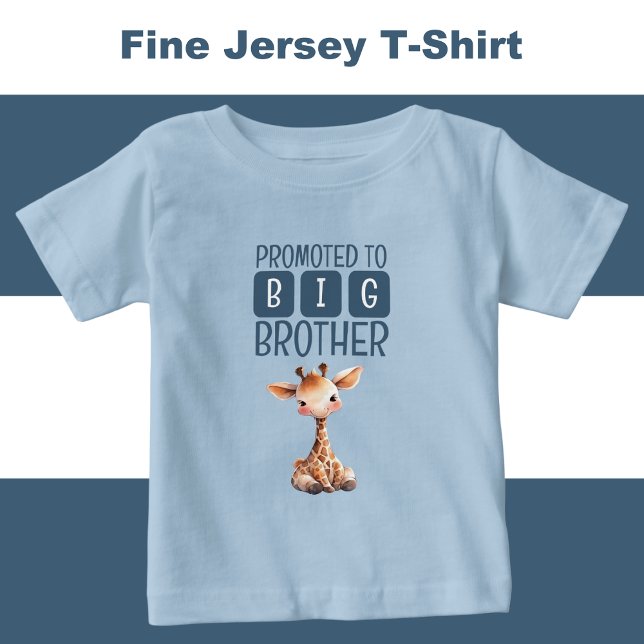 Cute giraffe big brother blue baby T-Shirt (Creator Uploaded)
