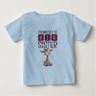 Cute giraffe big sister pink