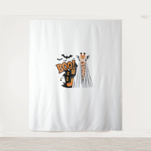 Cute Giraffe Boo Fun Halloween Costume Zoo Lover Tapestry