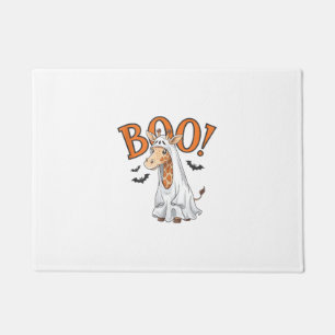 Cute Giraffe Boo Halloween Costume Zoo Lover _10 Doormat