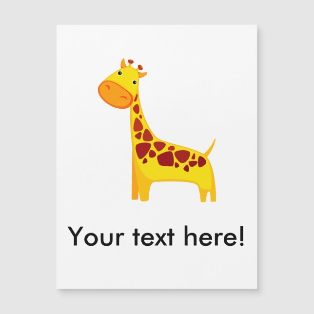 Cute giraffe cartoon (Front)