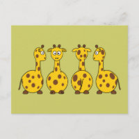 Cute Giraffe Cartoon