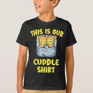 Cute Giraffe Couple This Is Our Cuddle T-Shirt