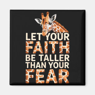 Cute Giraffe Design For Men Women Adult Safari Gir Magnet