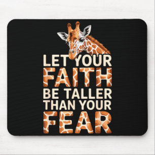 Cute Giraffe Design For Men Women Adult Safari Gir Mouse Pad