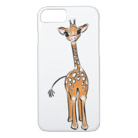 Cute Giraffe drawing, safari animals