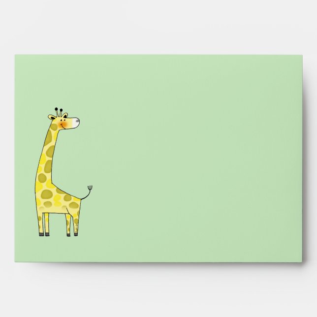 Cute giraffe envelope (Front)