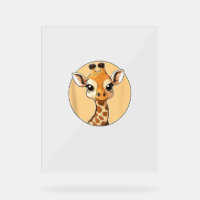 Cute Giraffe Face Cute Eyes Safari Style