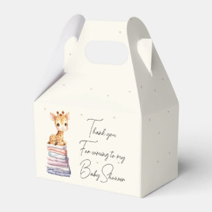 Cute giraffe favour box