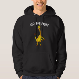 Cute Giraffe For Women Mum Wildlife Tallest Zoo An Hoodie