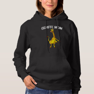 Cute Giraffe For Women Mum Wildlife Tallest Zoo An Hoodie