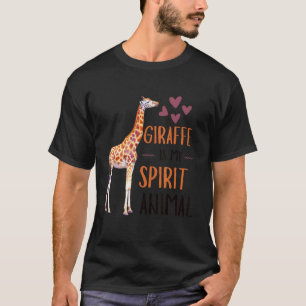 Cute Giraffe  Giraffe Is My Spirit Animal 1 T-Shirt