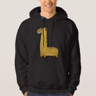 Cute Giraffe Graphic Hoodie
