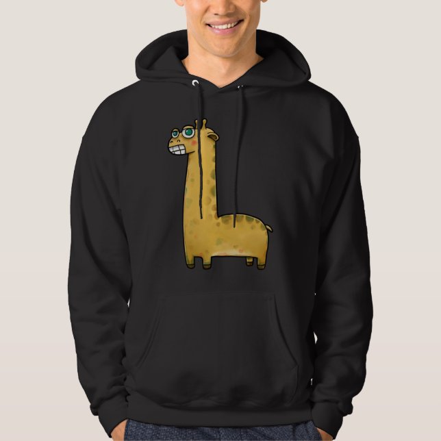 Cute Giraffe Graphic Hoodie (Front)