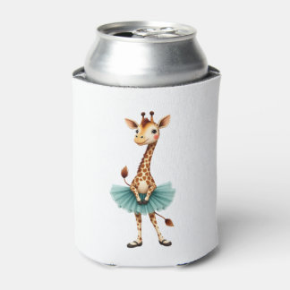 Cute giraffe in a tutu dancing as a ballerina, gif can cooler