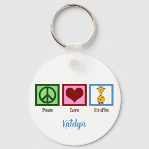 Cute Giraffe Key Ring