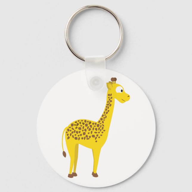 Cute Giraffe Key Ring (Front)