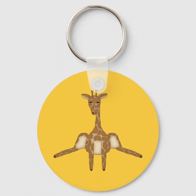 Cute Giraffe Keychain (Front)