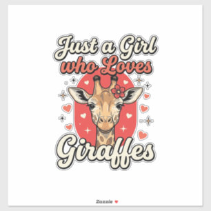 Cute Giraffe Lover Vintage Girl Shirt Design_1