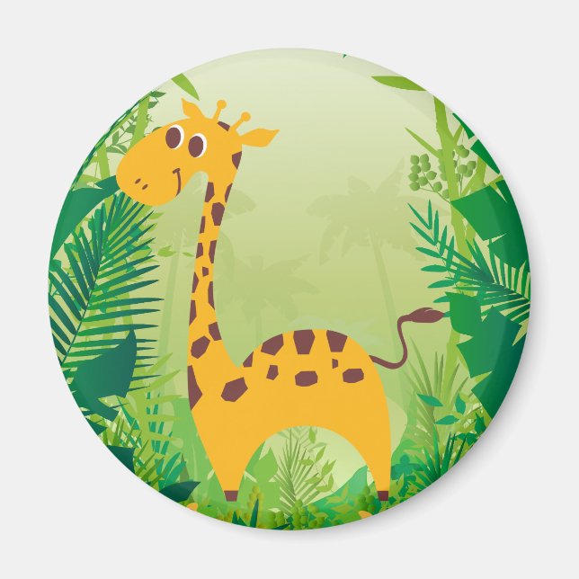 Cute Giraffe Magnet (Front)