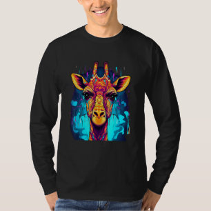 Cute Giraffe Men Women Kids 9 T-Shirt