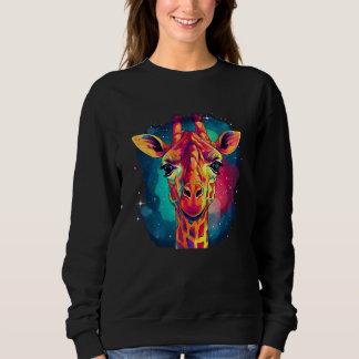Cute Giraffe Men Women Kids Sweatshirt