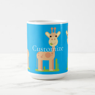 Cute Giraffe Munching  Thunder_Cove Coffee Mug
