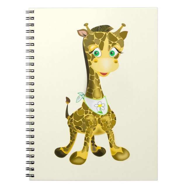 Cute Giraffe Notebook (Front)